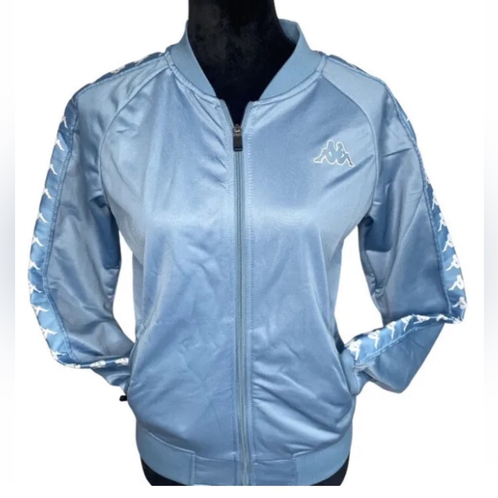 Kappa Blue Track Jacket Size Medium- In Excellent Condition!